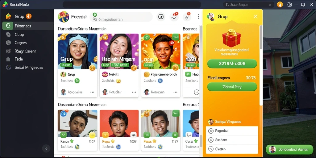Fitur komunitas untuk berbagi tips dan strategi.