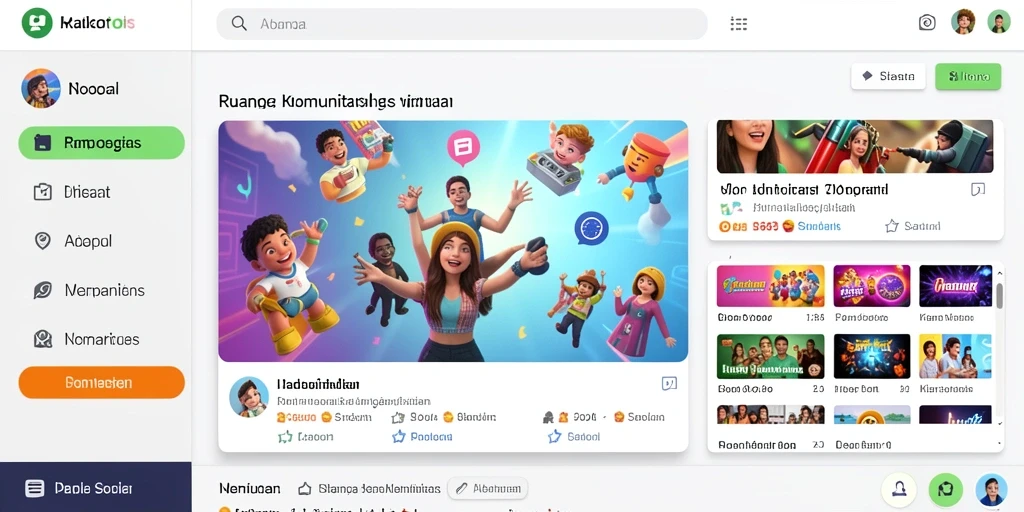 Fitur tantangan harian untuk meningkatkan pengalaman bermain.