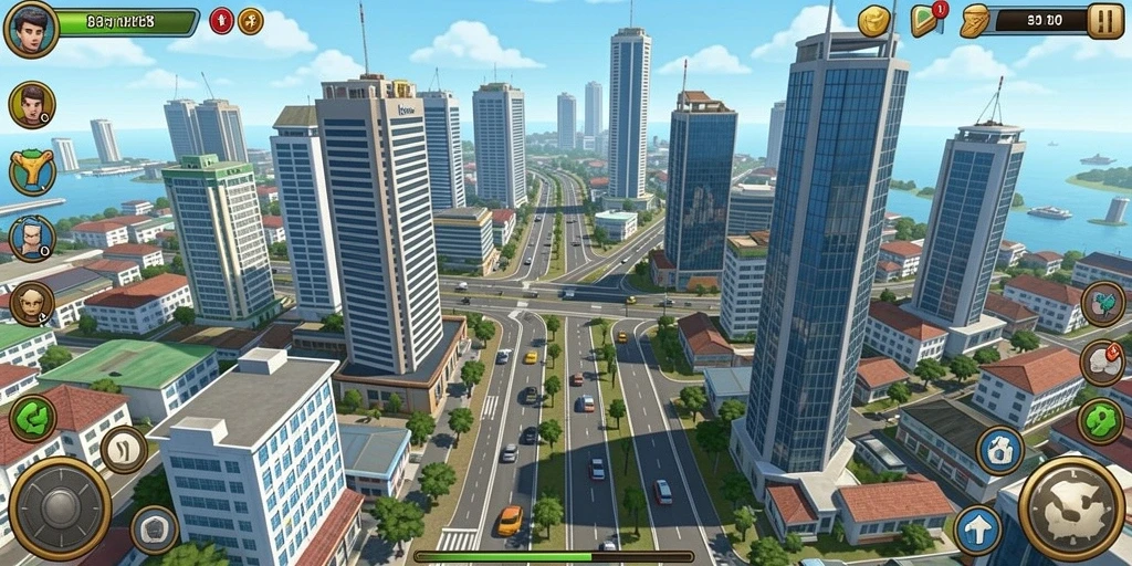 Tampilan karakter yang bervariasi dan menarik.